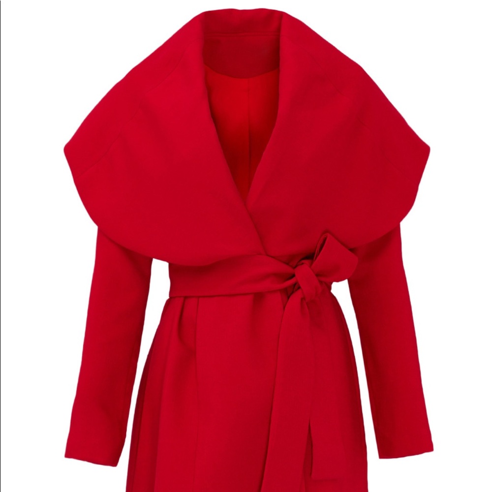Keepsake red cape coat. ♥️